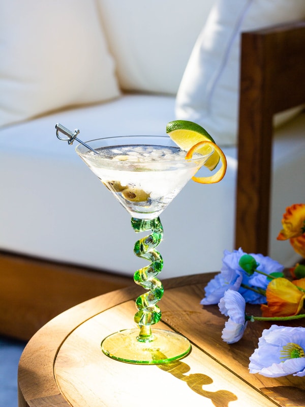 Noon & Moon Nova Spiral Stem Martini Glass Review