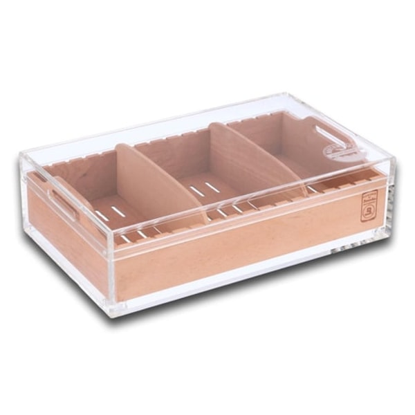 Northwoods Humidors Large Acrylic 75-Cigar Humidor Powered by Boveda Review