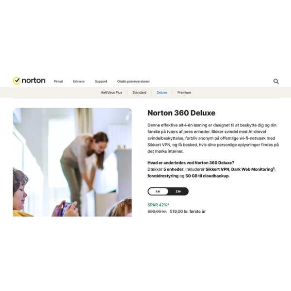 Norton 360 Deluxe Anmeldelse