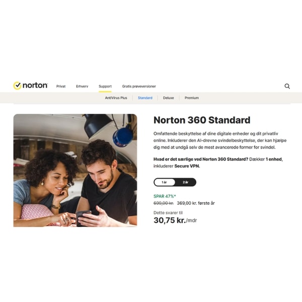 Norton 360 Standard Anmeldelse