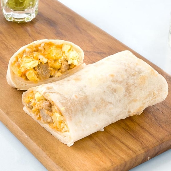 Nutrisystem Egg Cheese & Turkey Sausage Burrito Review