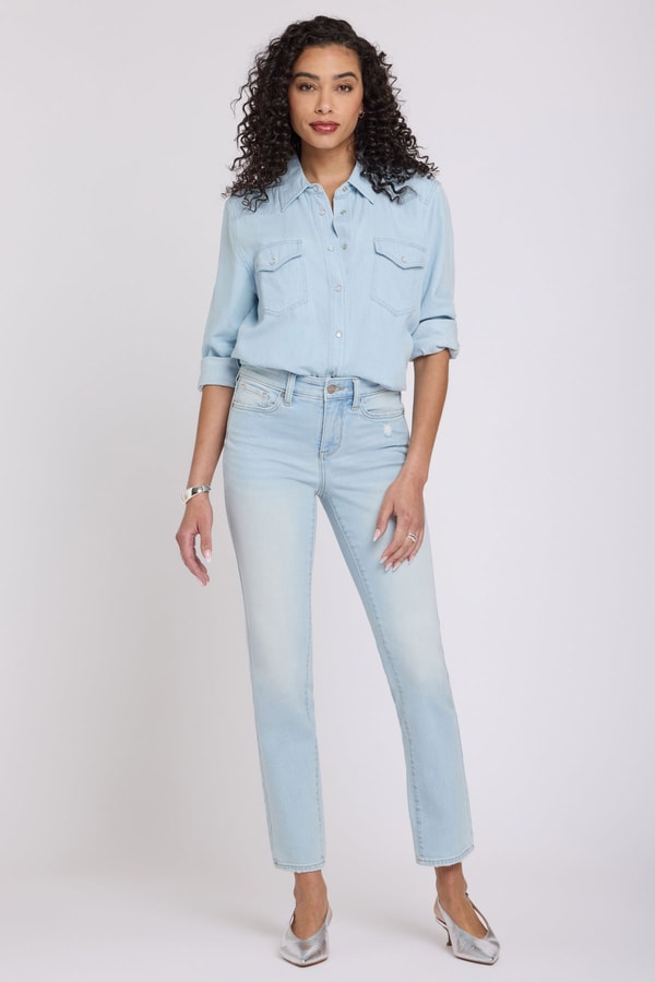 NYDJ Sheri Slim Straight Jeans avis