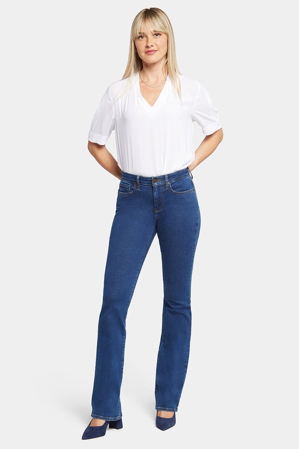 NYDJ Barbara Bootcut Jeans Medium Blue Premium Denim (Petite) Review