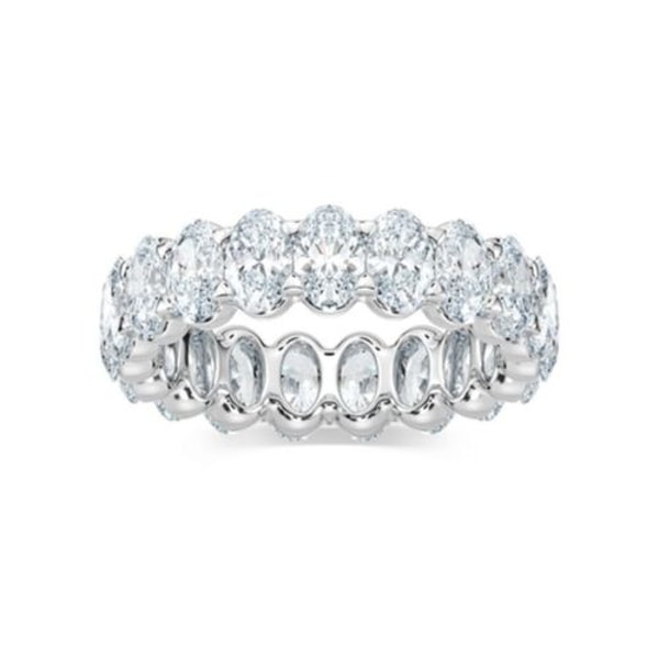 MiaDonna Ocean Oval Lab Grown Diamond Shared Prong Eternity Band Review