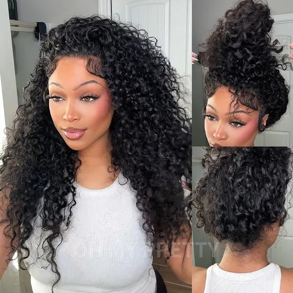 OMpretty 360 Water Wave Invisi Draw Strings Wear Go Glueless Wig Review