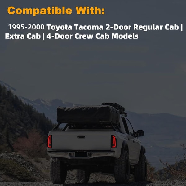 OKSIWA Sequential Full LED Tail Lights Compatible With 1995-2000 Toyota Tacoma Review