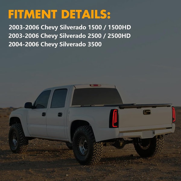 OKSIWA Sequential Full Led tail lights for 2003-2006 Chevy Silverado Review