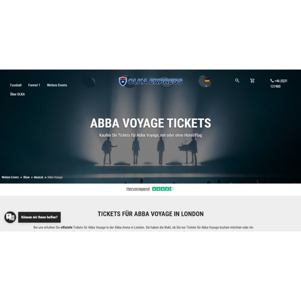 OLKA Express ABBA Voyage Bewertung