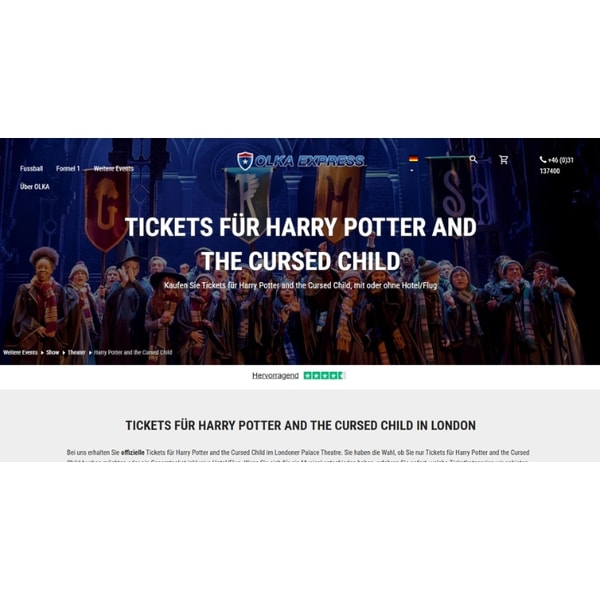 OLKA Express Harry Potter and the Cursed Child Bewertung