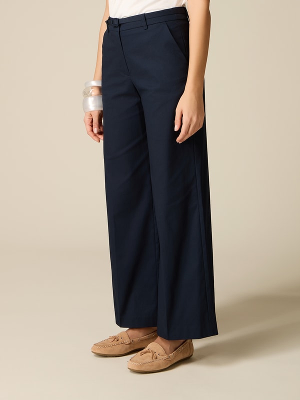 Oltre Pantaloni Palazzo misto cotone Recensione