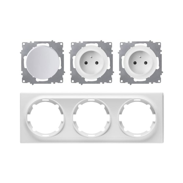OneKeyElectro 2x Steckdose E-Typ und Lichtschalter Bewertung