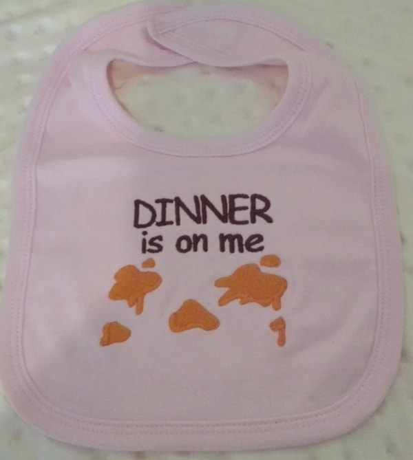 Only Bib's Dinner Is On Me Bib Review