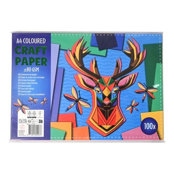 OnsMagazijn Kleurrijke dieren Knutselpapier Review