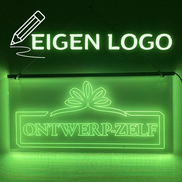 Ontwerp-zelf 3D LED lamp Uw Eigen Logo Review