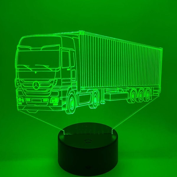 Ontwerp-zelf 3D LED lamp Vrachtwagen Review