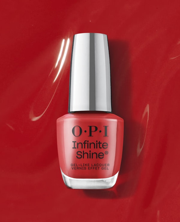 OPI Infinite Shine Big Apple Red Review