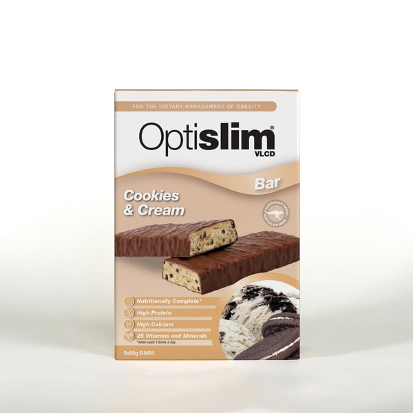 Optislim VLCD Bar Cookies & Cream Review