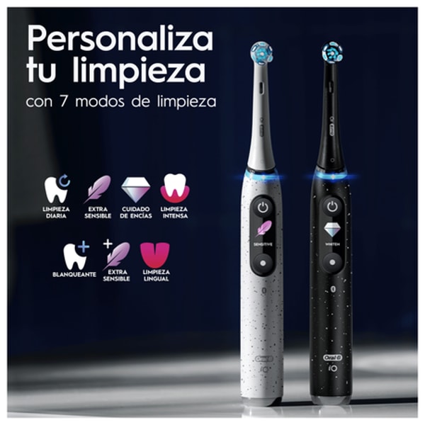 Oral-B iO 10 Cepillo El&eacute;ctrico Negro Edici&oacute;n Especial Rese&ntilde;a