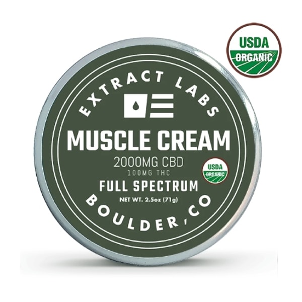 Extract Labs Organic CBD Muscle Cream Review
