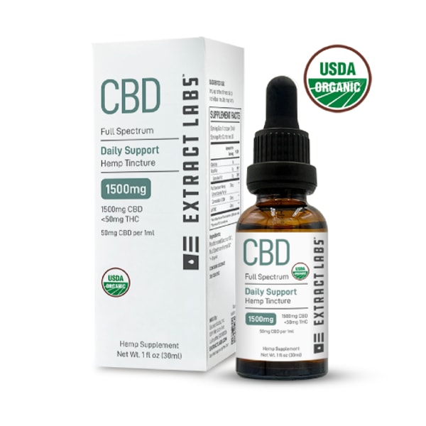 Extract Labs Organic CBD Oil Daily Support Review