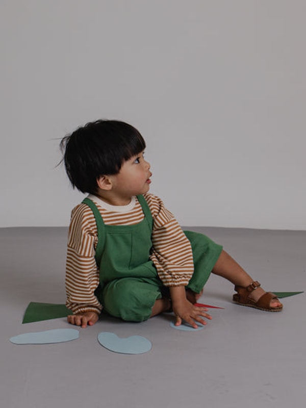 Organic Zoo Seagrass Cropped Dungarees Review