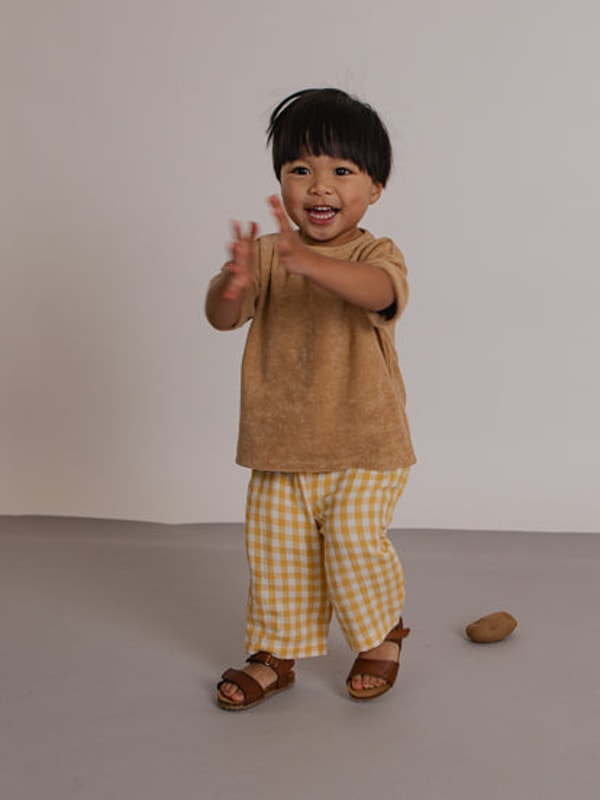 Organic Zoo Honeycomb Gingham Fisherman Pants Review