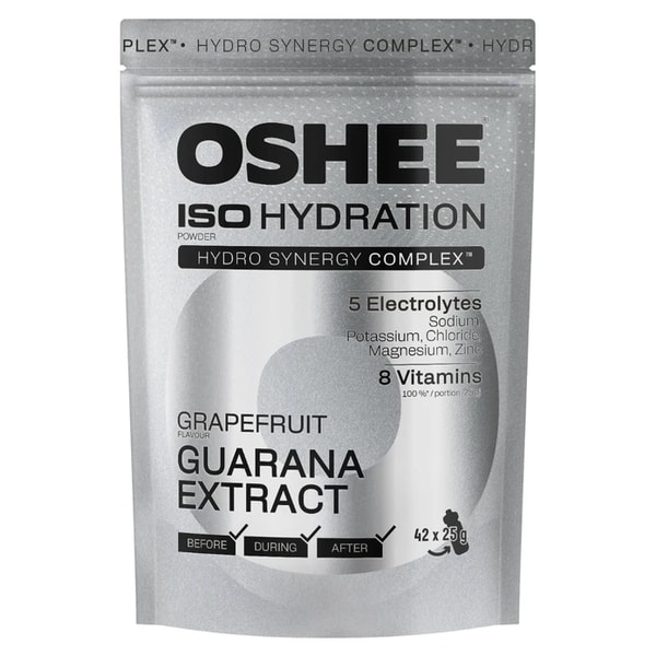 OSHEE ISO Hydration izotonik w proszku Grapefruit guarana Review
