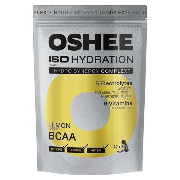 OSHEE ISO Hydration izotonik w proszku Lemon BCAA Review