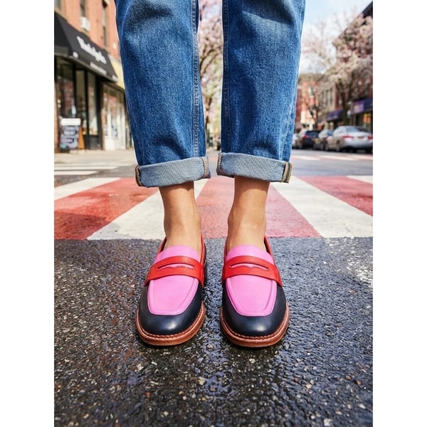 OUKU Color-Block Penny Loafers Review