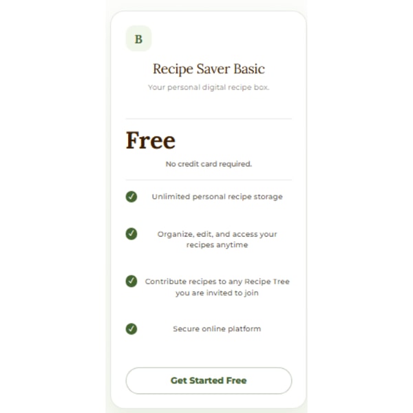Our Recipe Tree Recipe Saver Basic Reviews