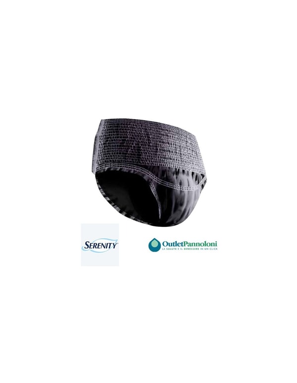 Outlet Pannoloni Pants man "BLACK" SERENITY Recensione