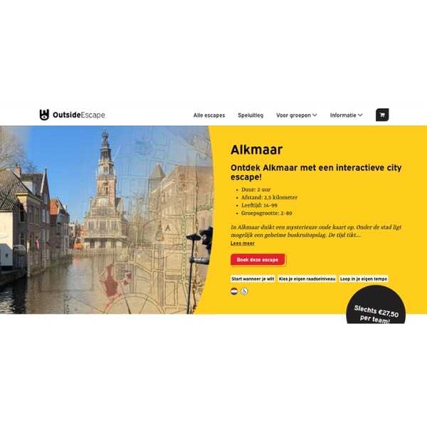 Outside Escape Alkmaar Beoordeling