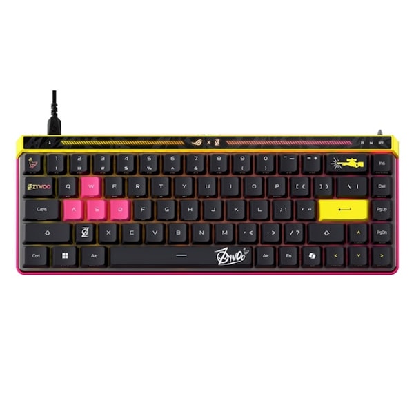 Overclockers ASUS ROG Falchion Ace HFX ZywOo Edition 65% Gaming Keyboard US Layout Reviews