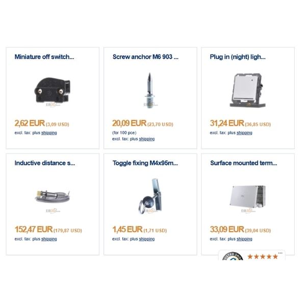 Overview of eibmarkt.com 