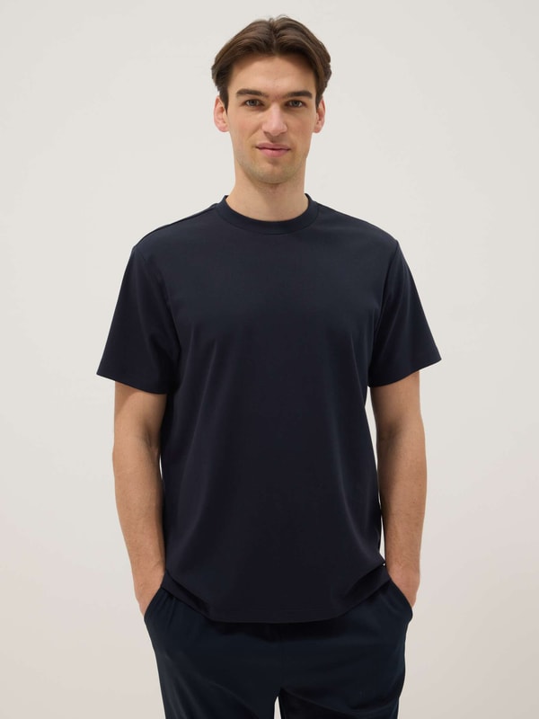 OVS Fashion T-shirt blu regular fit in puro cotone mercerizzato Review