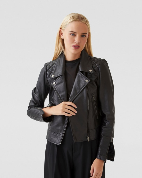 OXFORD Emma Biker Leather Jacket Review