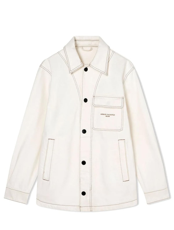 Foti Boutique Giacca con logo Armani Exchange recensione