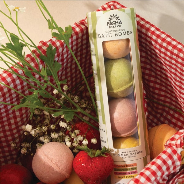 Pacha Soap Co. Summer Garden Bath Bomb Set Reviews