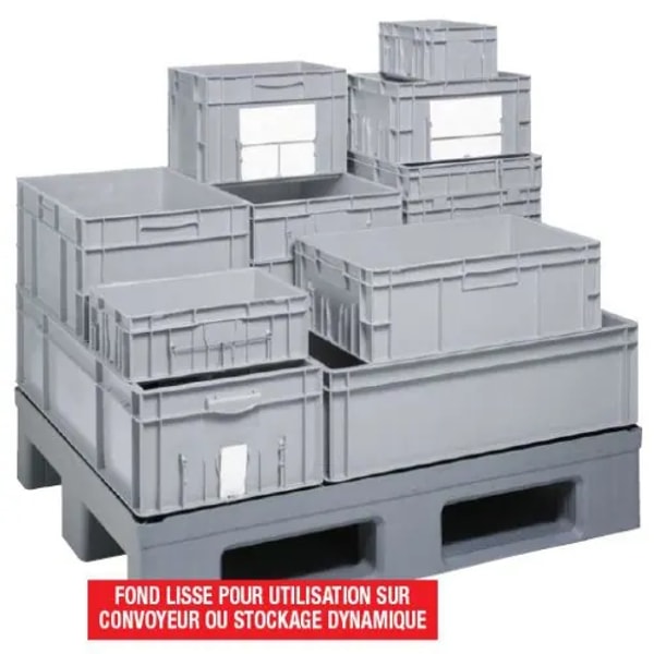 Packdiscount Bac plastique gerbable Norme Europe Avis