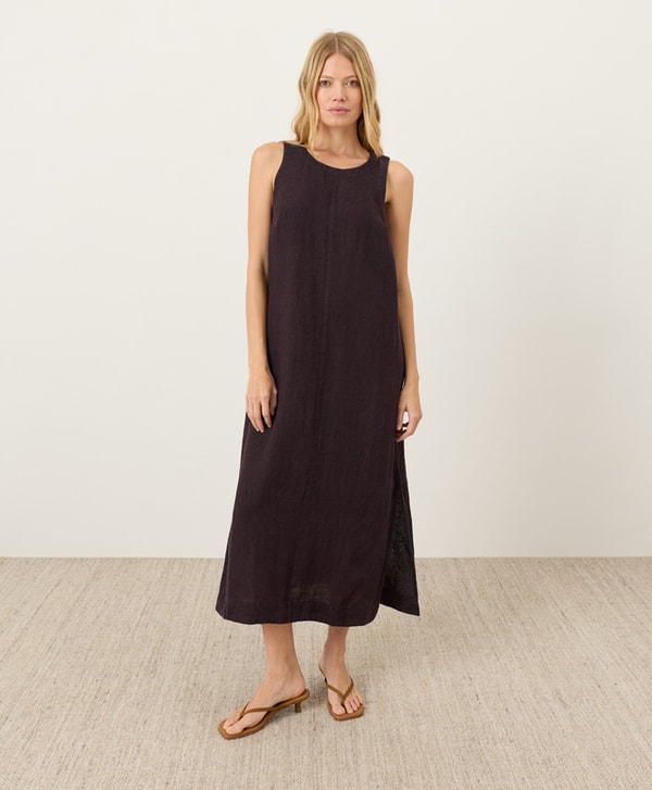 Pact Linen Easy Tank Dress Review