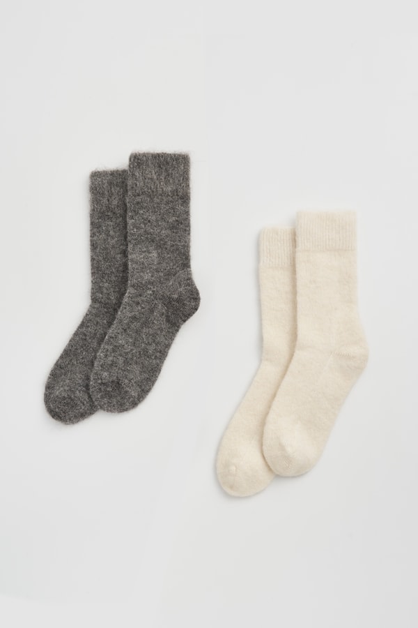 Pairs Socks Ultra Soft Alpaca Plain Review