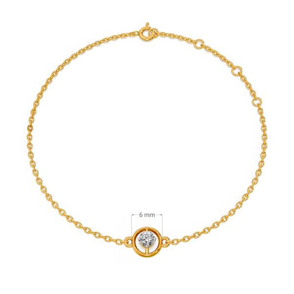 PALMONAS Orba Shine 9KT Gold Laboratory Grown Diamond Bracelet समीक्षा