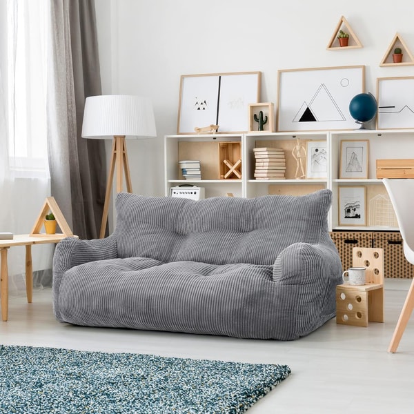 Pamapic 2 Seat Structured Big Bean Bag Chair Review