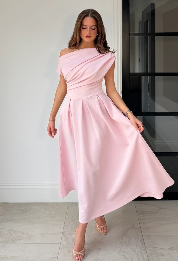 Pamela Scott Betty Asymmetric Midi Dress Review