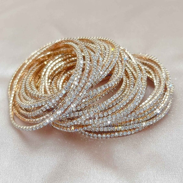 PandaHall Brass Rhinestone Tennis Bracelets Review