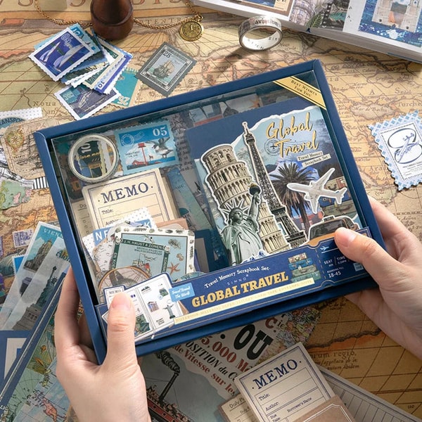 PaperWrld Global Travel Scrapbooking Box Review