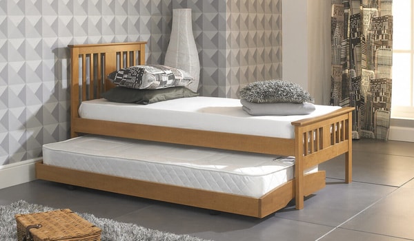 Paramount Furniture Artisan 3ft Single Oak Guest Bed with Pullout Trundle Review