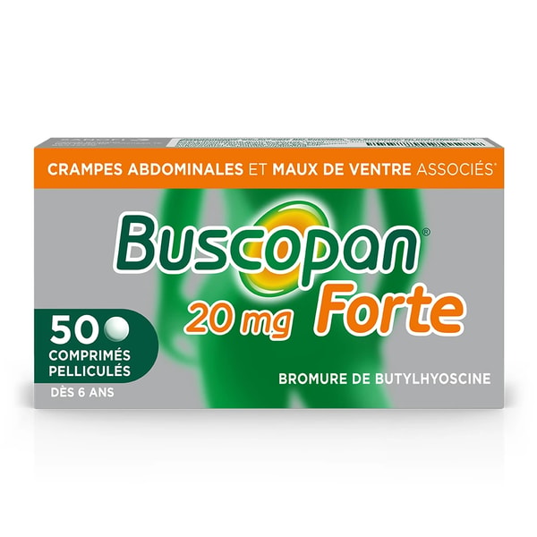 Pazzox Buscopan Forte 20mg 50 Comprim&eacute;s Pellicul&eacute;s Avis