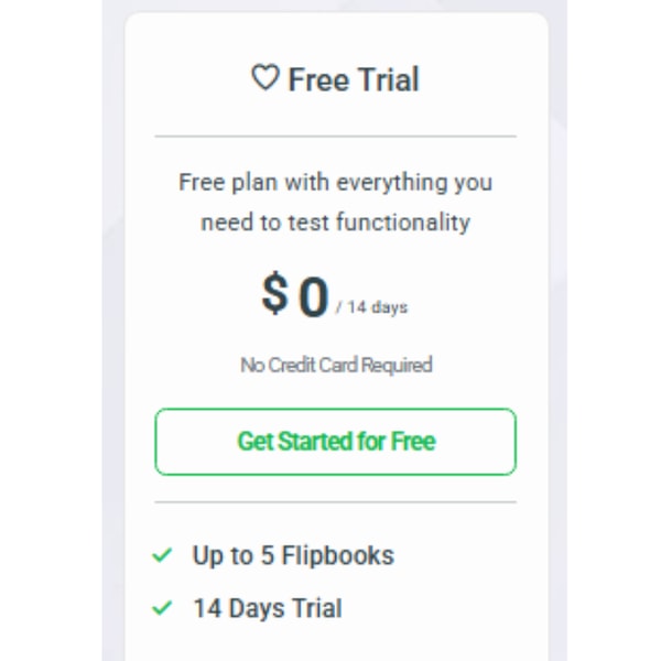 PDF Flip Free Trial Plan Review