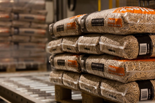 &Uuml;ber Pellets ab Werk